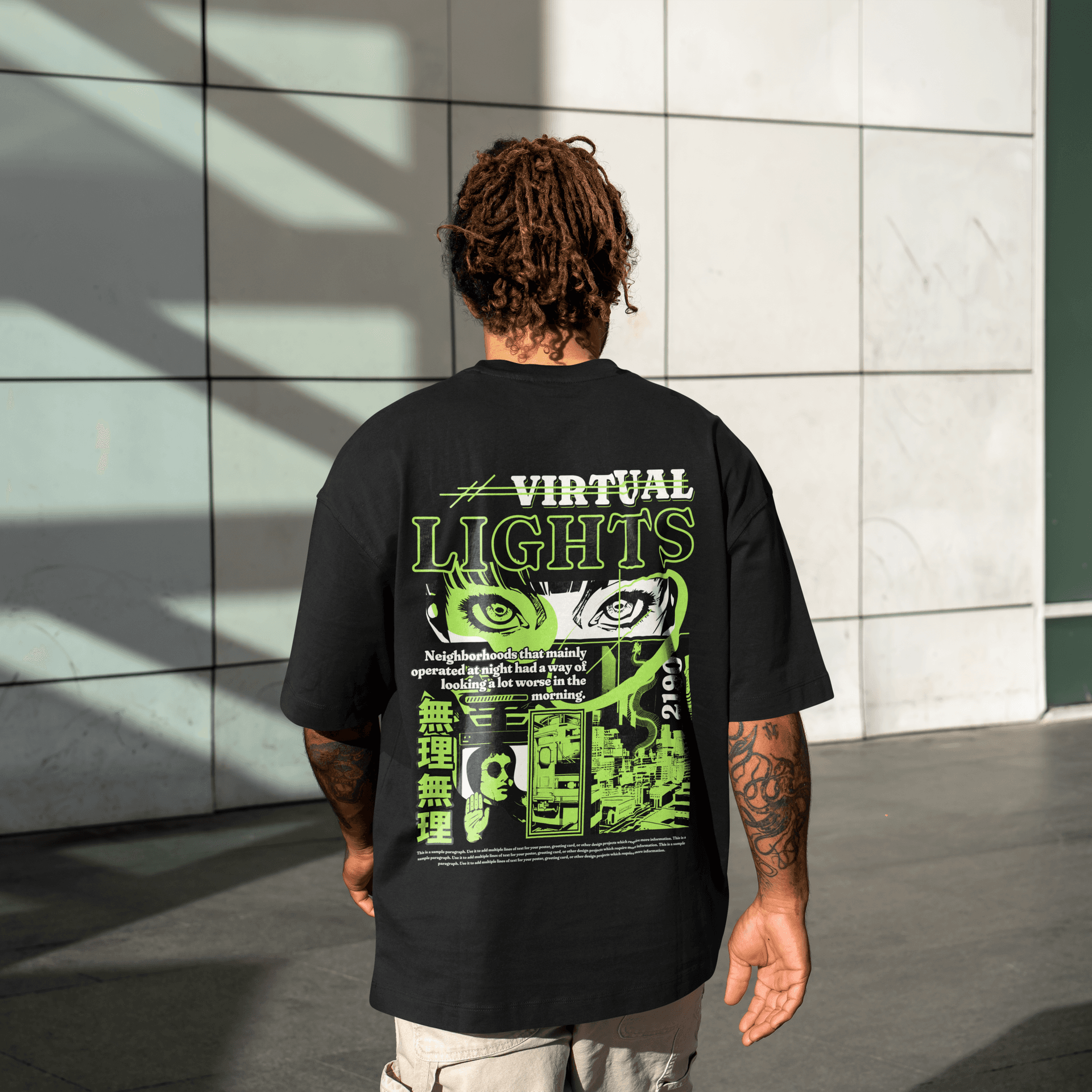 Virtual Lights: Estética Ciberpunk