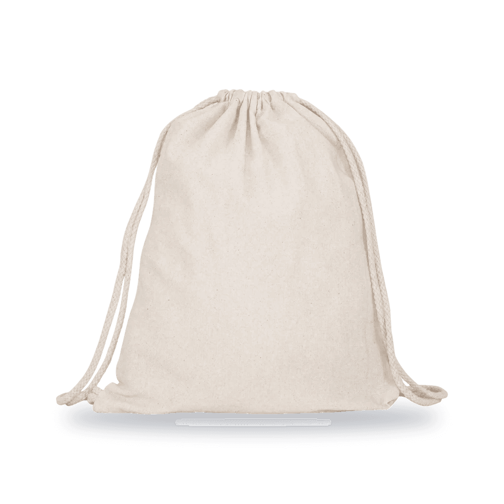 Mochila de cuerdas de algodón personalizable