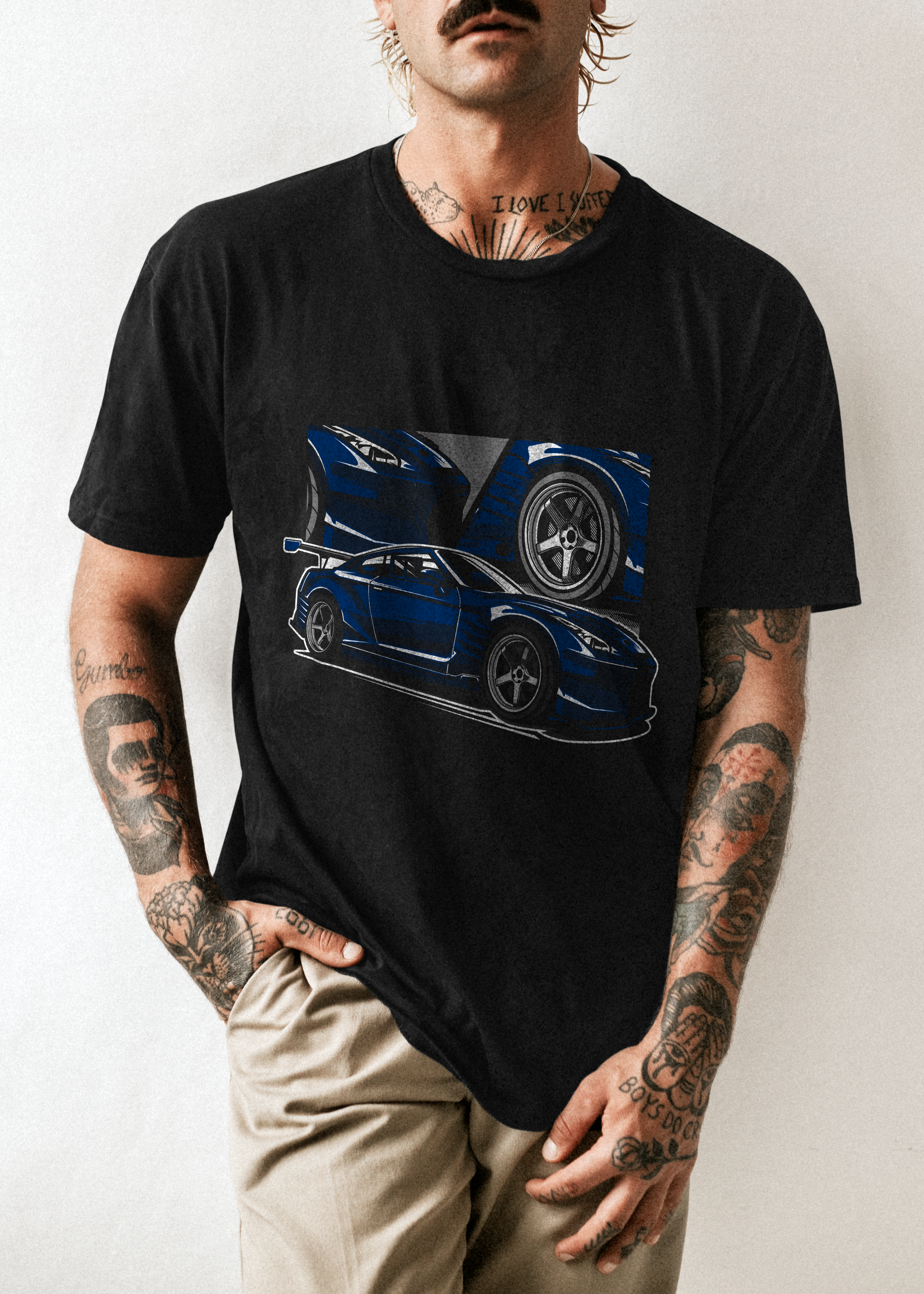 Diseño de Camiseta de Autos
