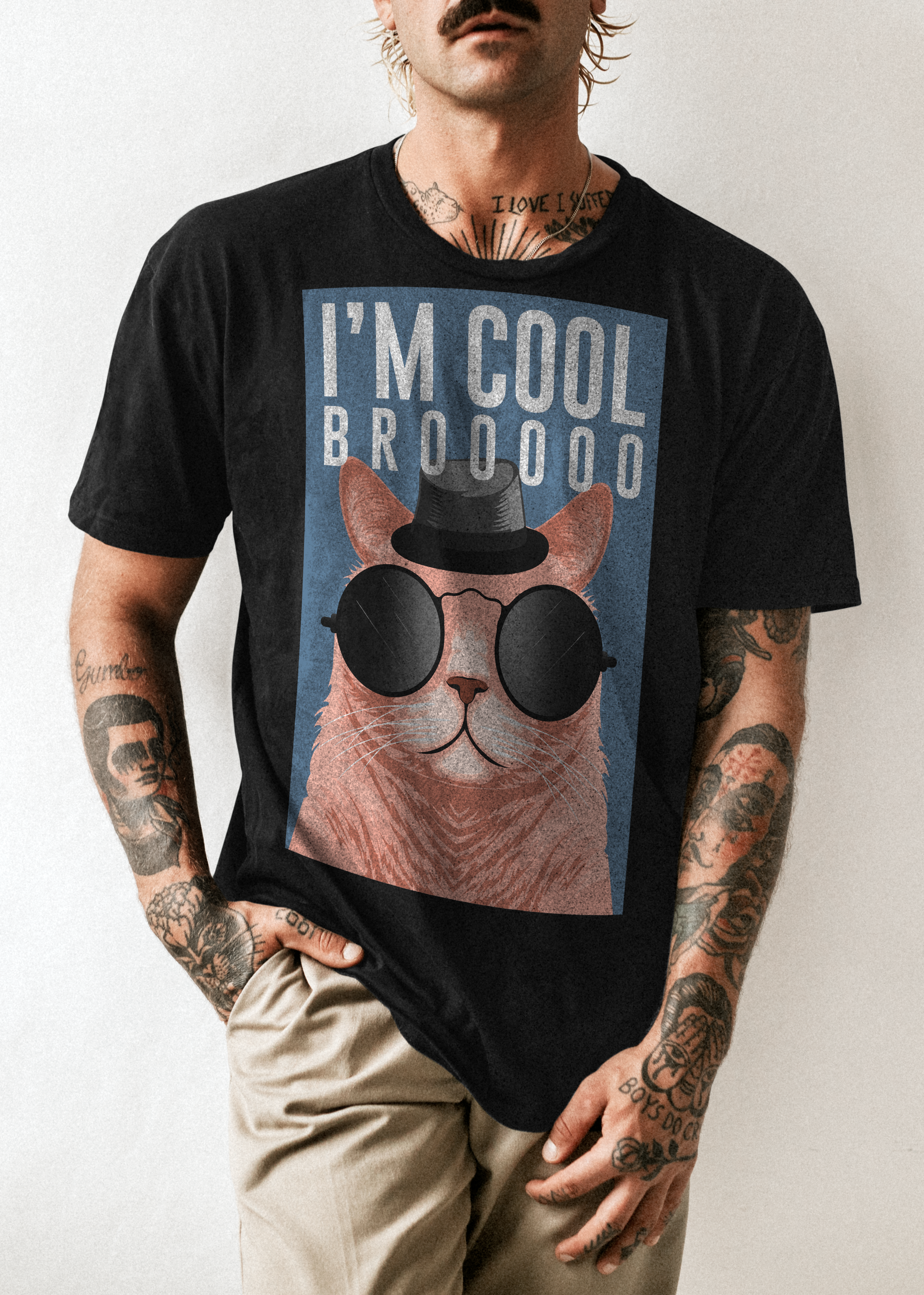Camiseta "Soy Genial" 🐱😎