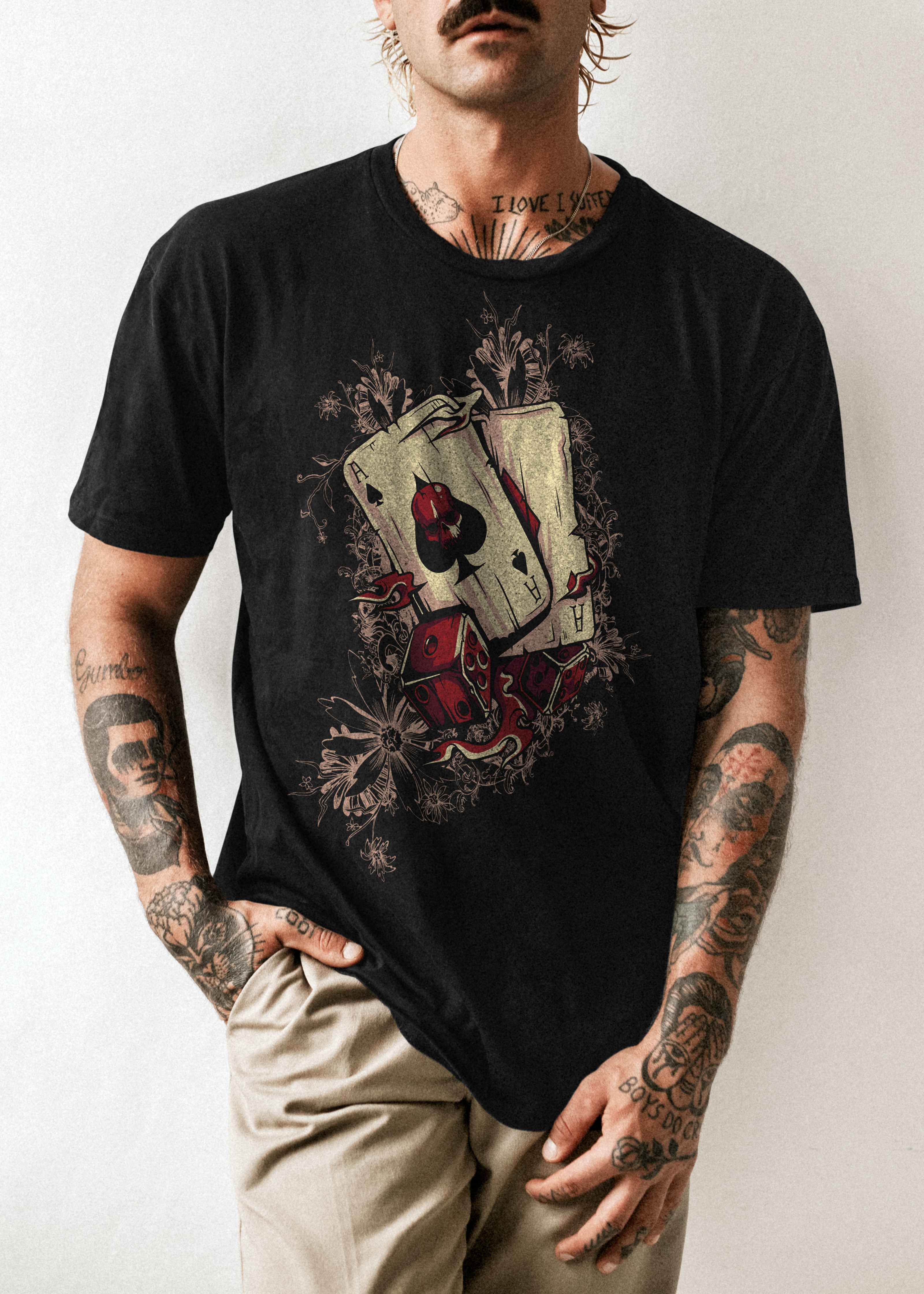 Diseño de Camiseta "As de Corazones"