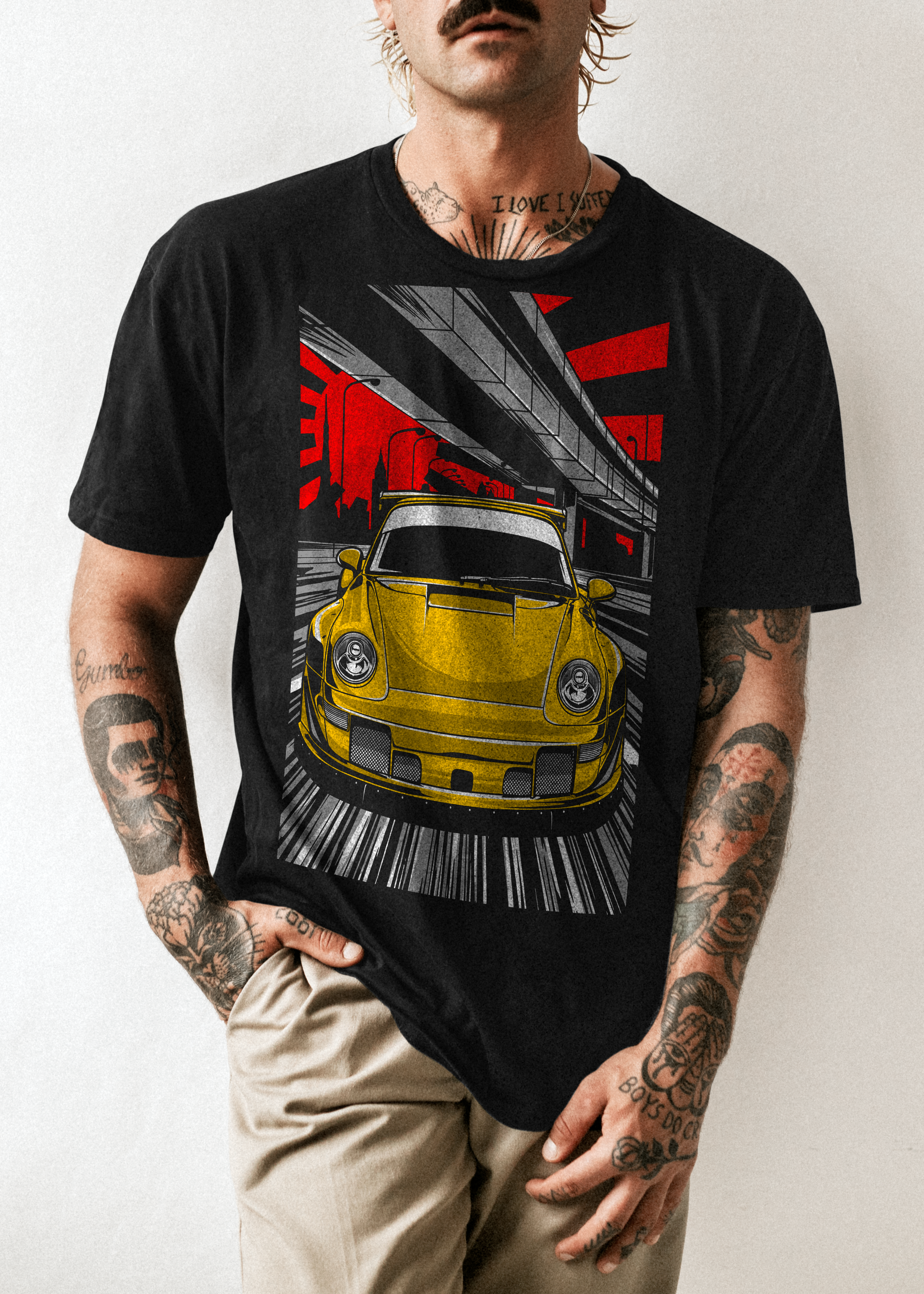 Camiseta de Coche Deportivo
