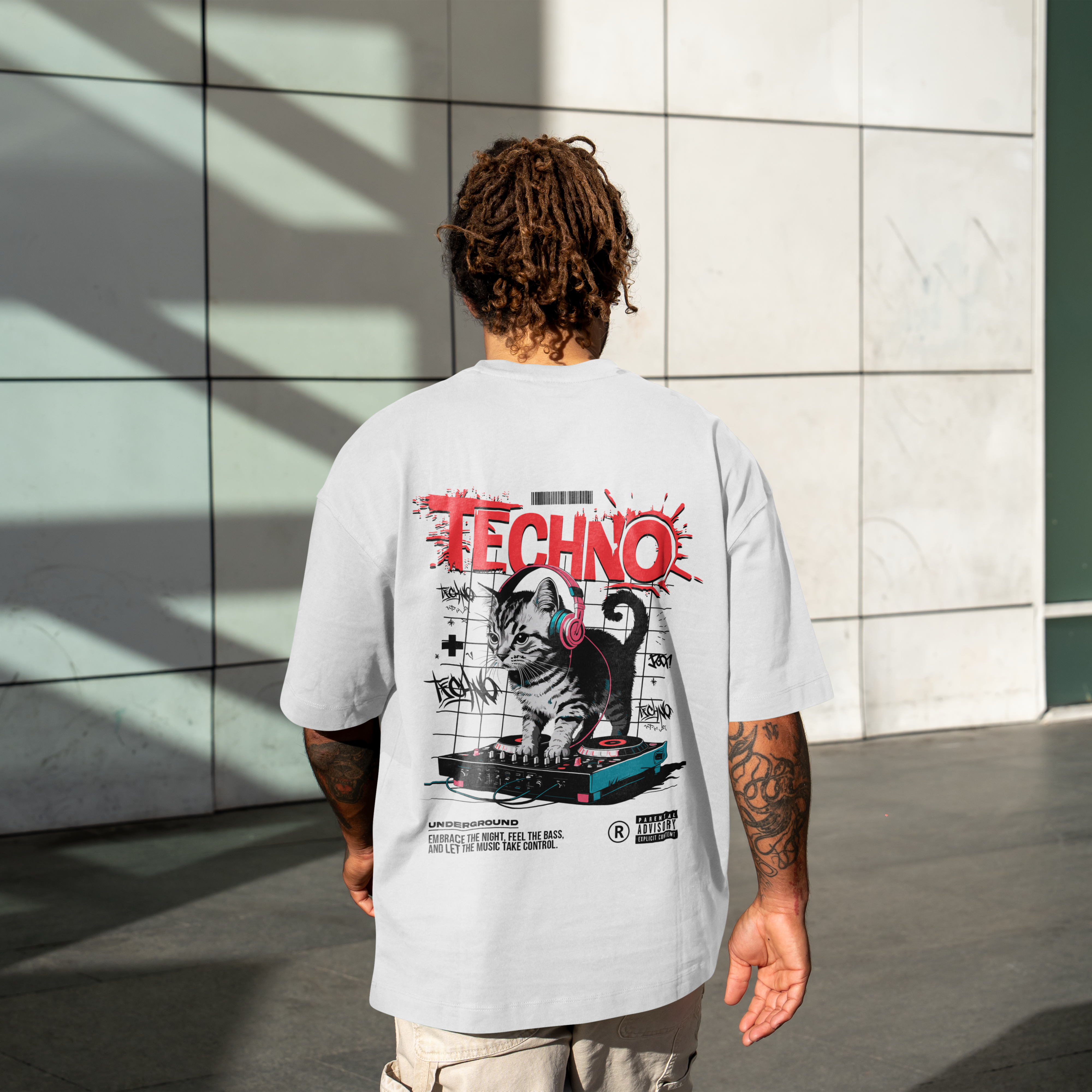 Gato DJ Techno Streetwear