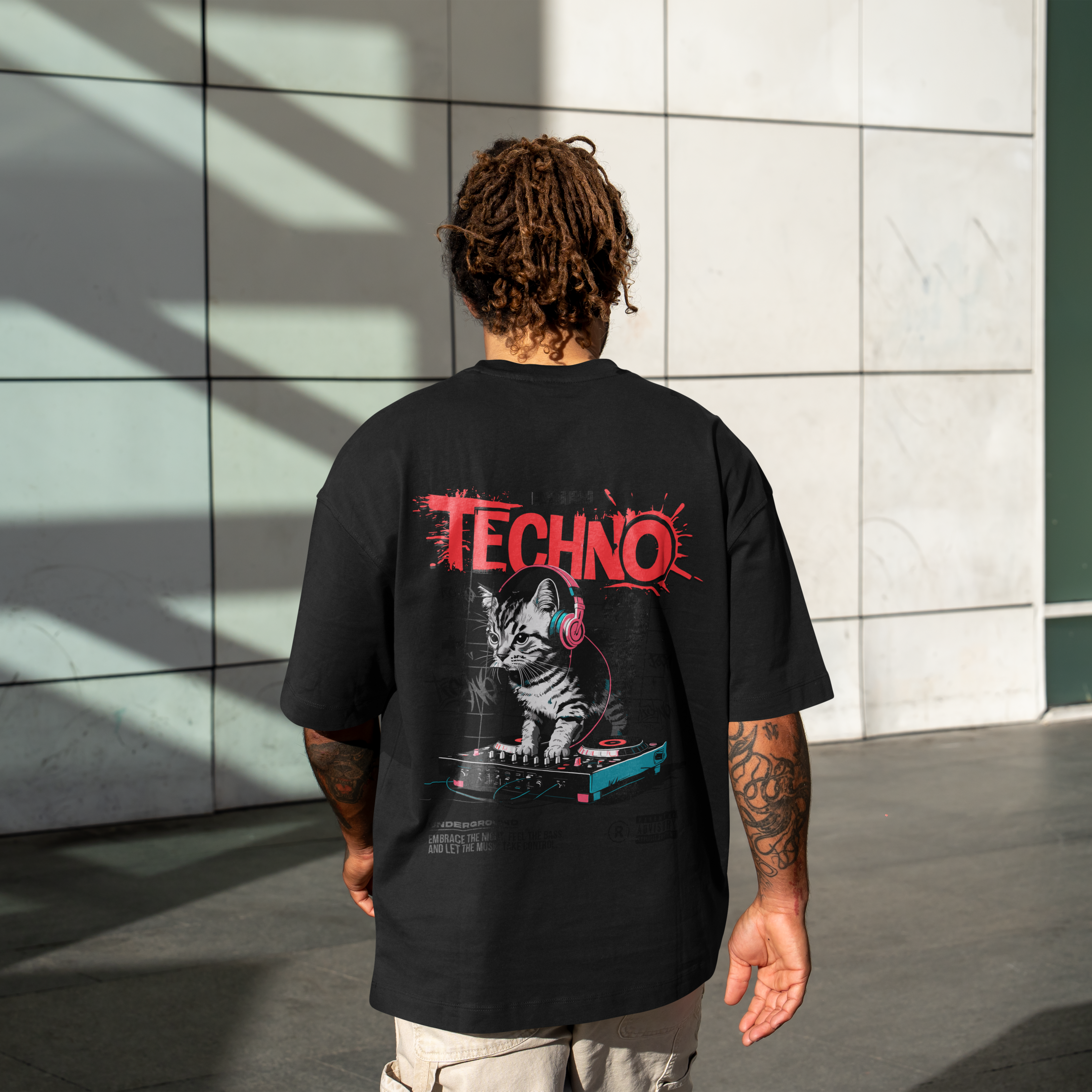 Gato DJ Techno Streetwear