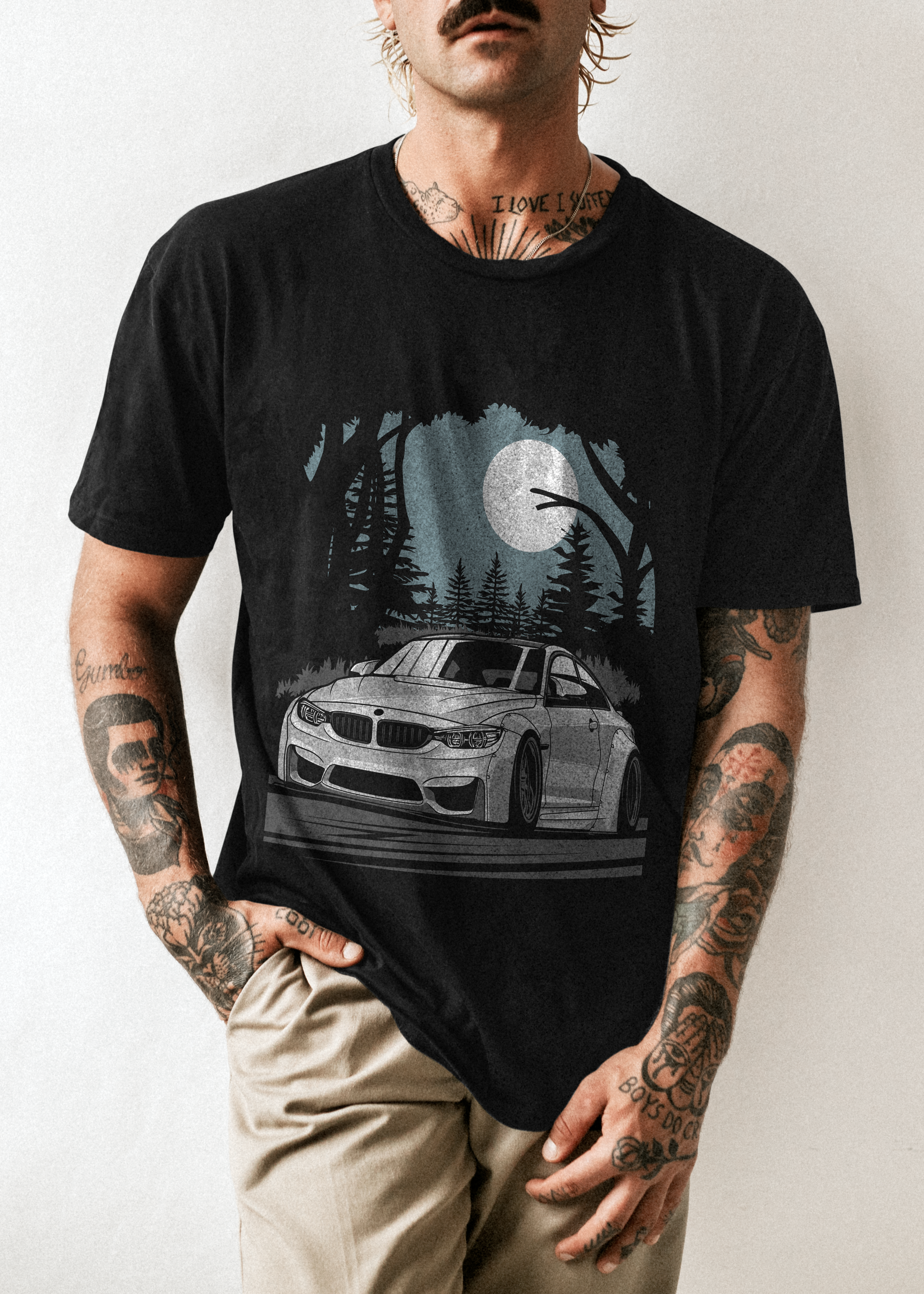 Camiseta de Auto Nocturno
