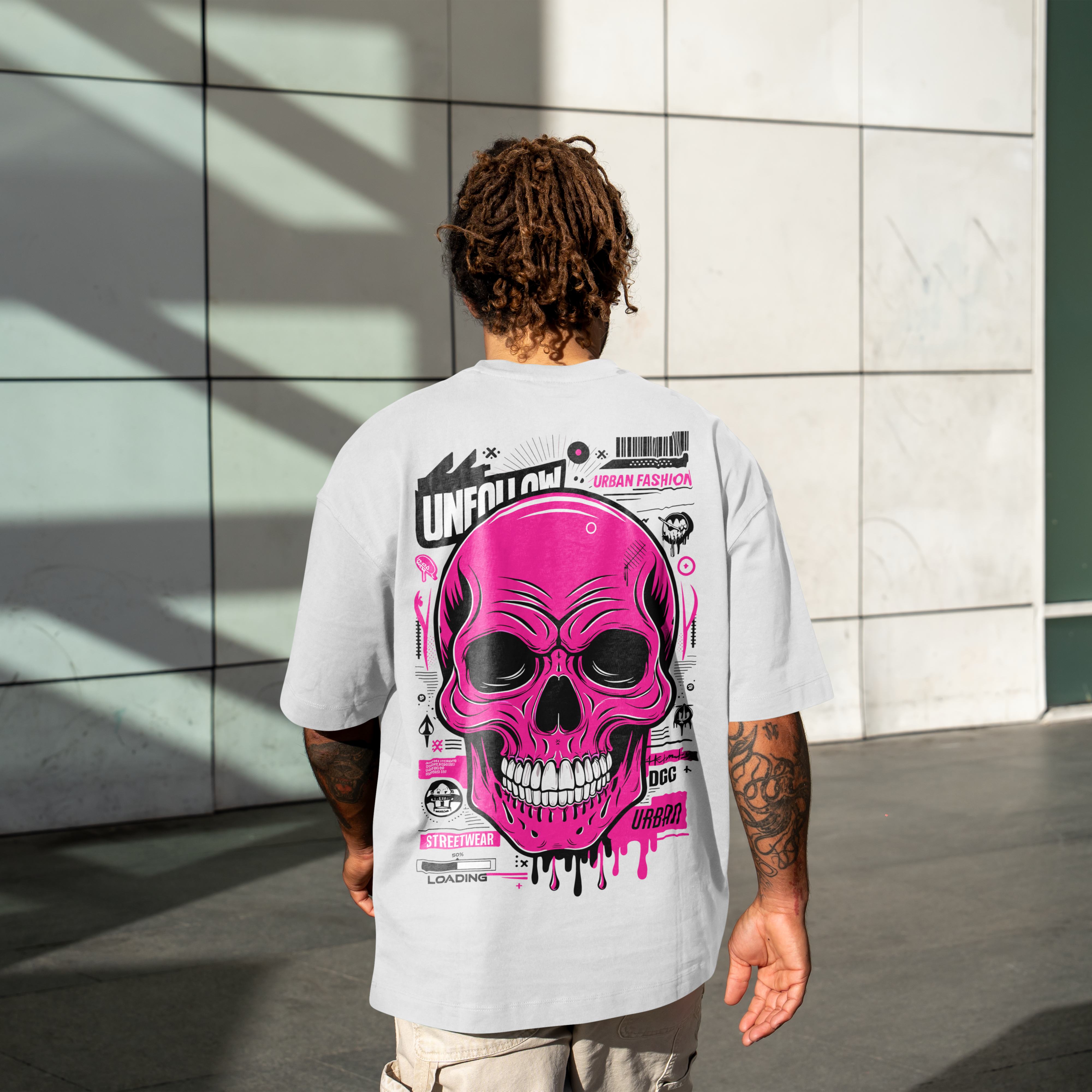 Calavera Rosa Streetwear