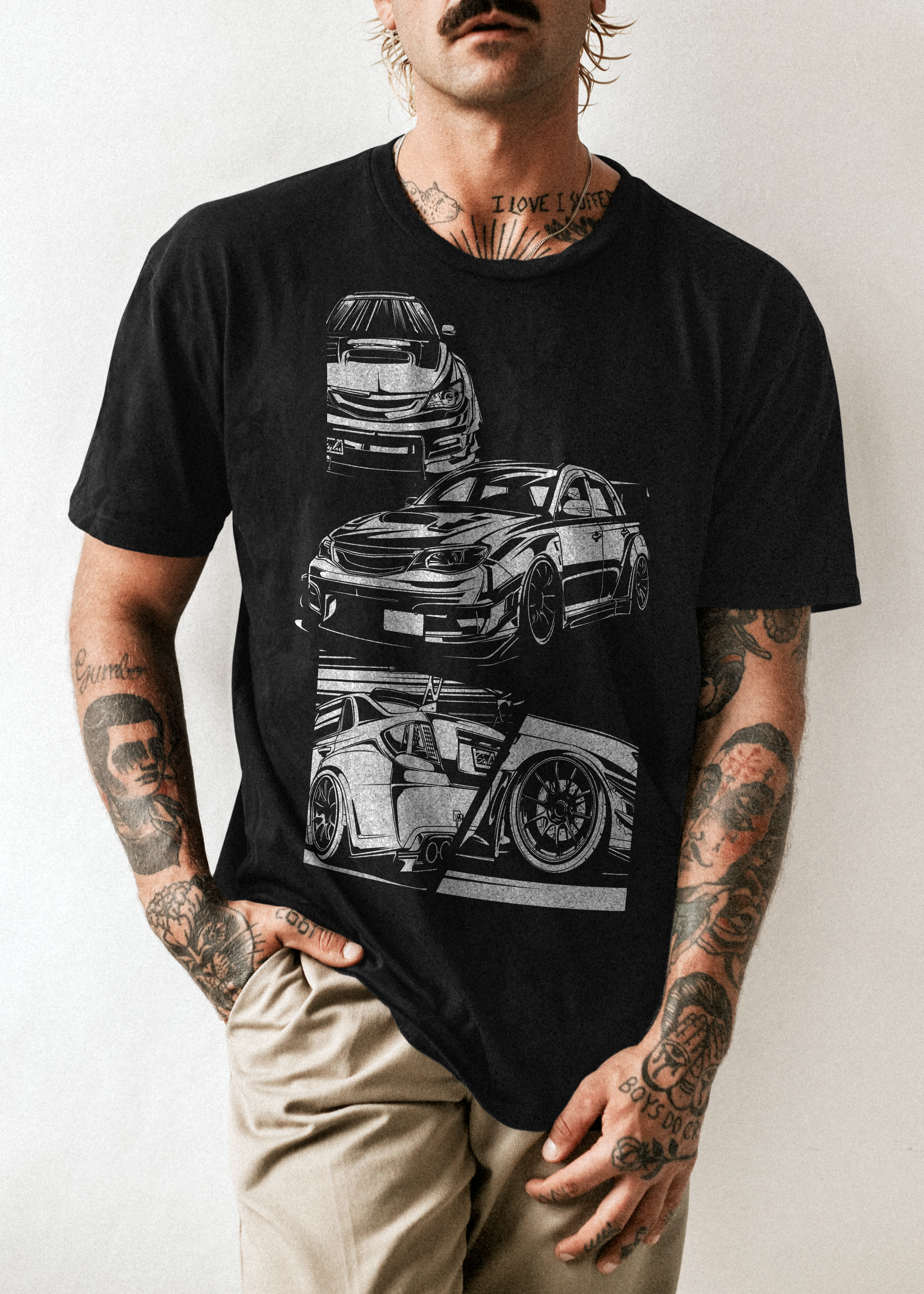 Camiseta Gráfica de Autos