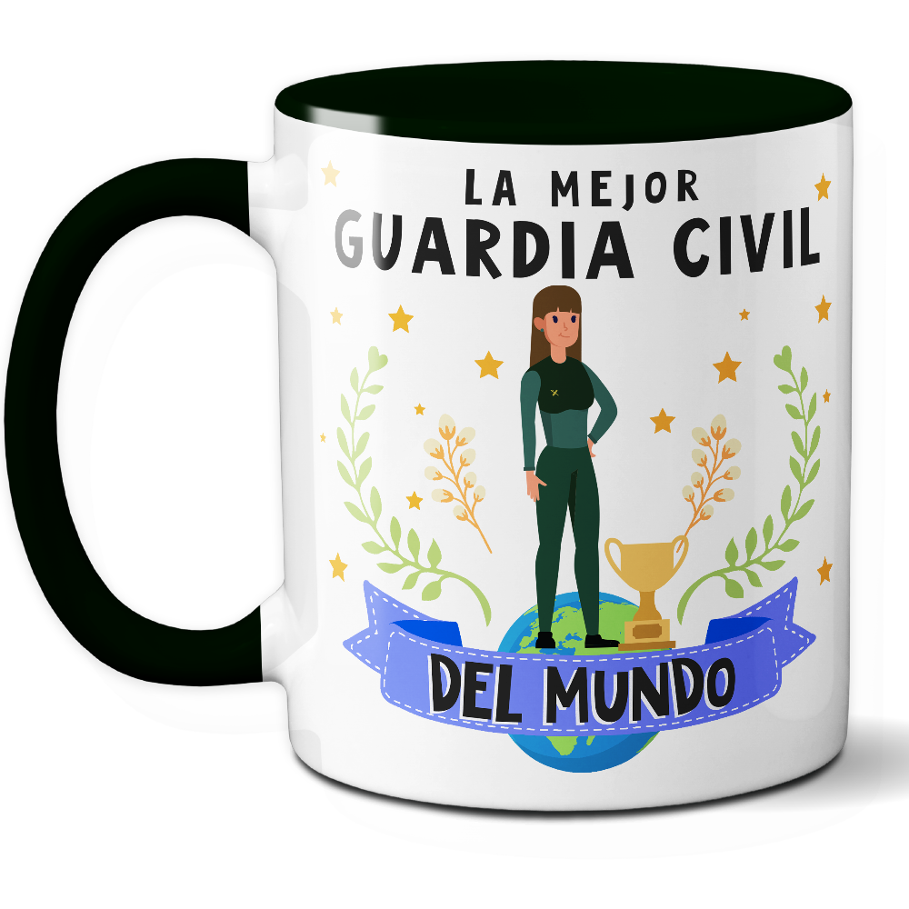 Taza Original 'La mejor guardia civil del mundo' - Ref. 73 - Cerámica 325 ml