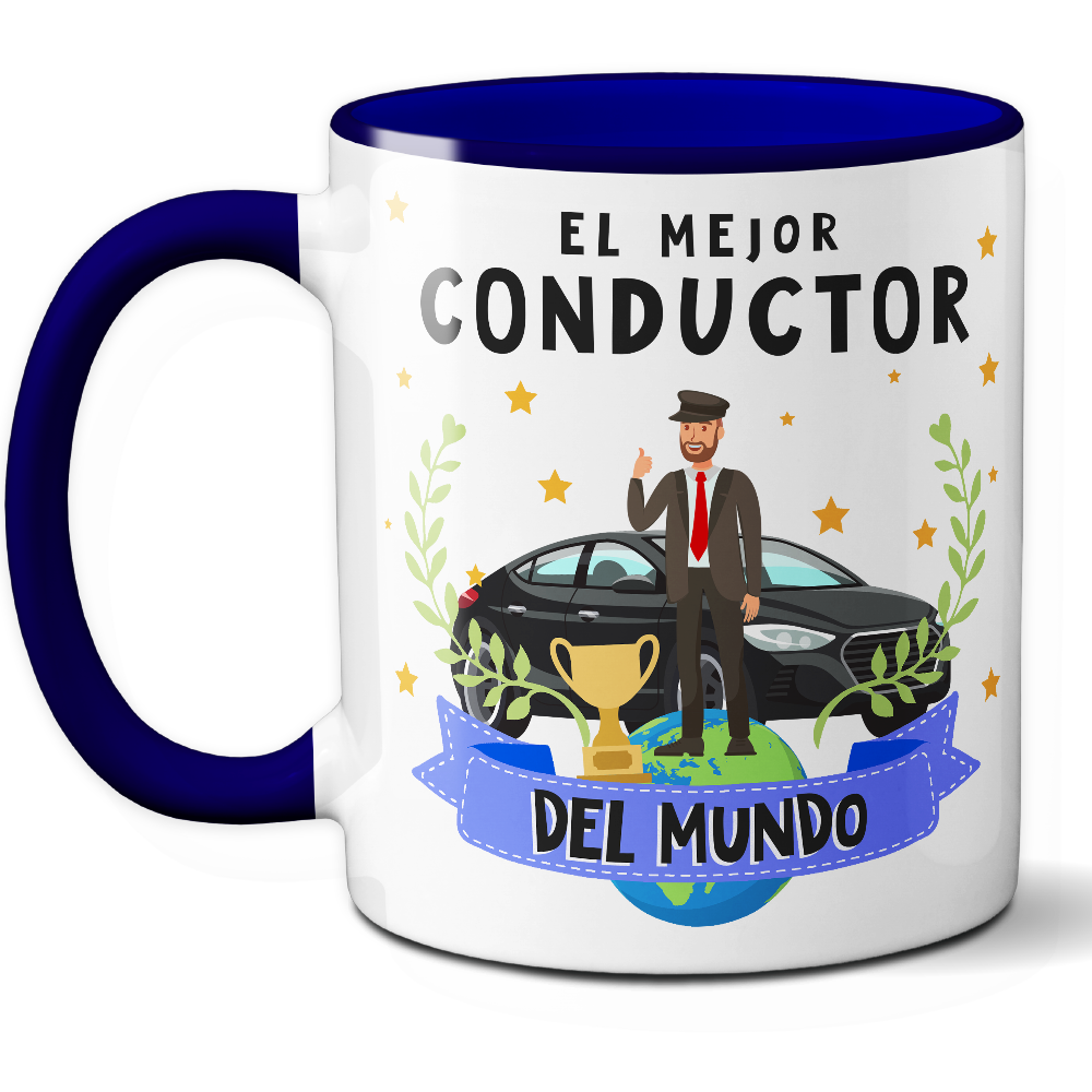 Taza Original 'El mejor conductor del mundo' - Ref. 78 - Cerámica 325 ml